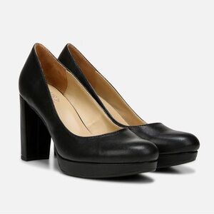 Naturalizer Black Platform Heels